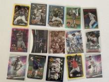 Lot of 15 MLB Cards - several parallel, inserts, refractors