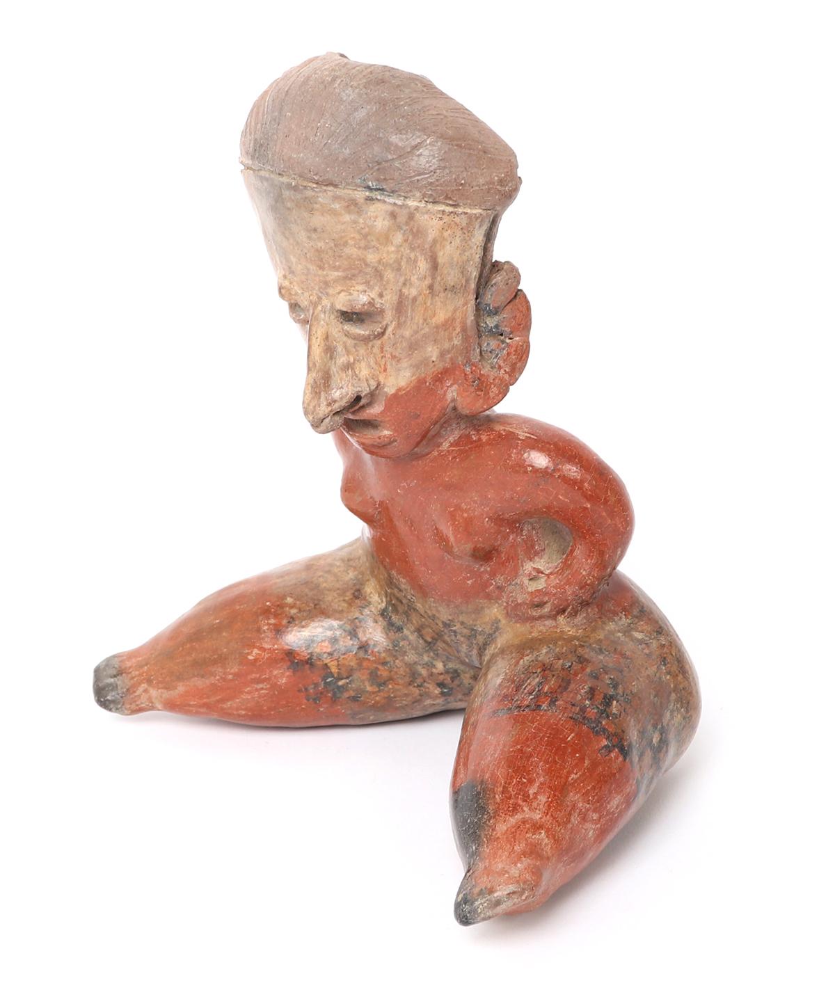 Type D Nayarit Seated Female Figure