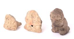 Tumaco La Tolita Pottery Figural Whistles Lot