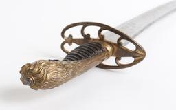 English Etched 'Order of the Garter' Officers Sabre, 1803