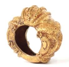 Asante Gold Chief's Ring, 18k (21g)