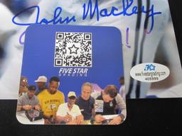 John Mackey Signed 8x10 Photo Certified w COA