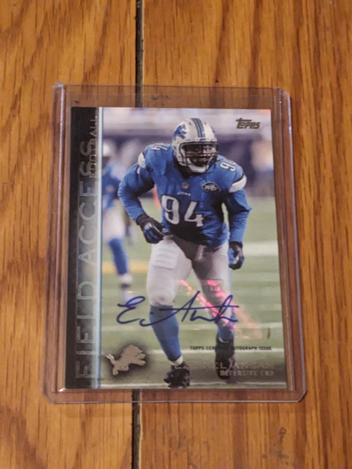 Ezekiel Ansah 2015 Topps Field Access Auto No. 186 Lions