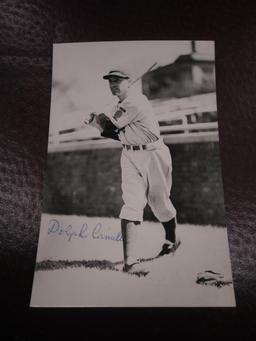 DOLPH CAMILLI SIGNED BW POST CARD COA