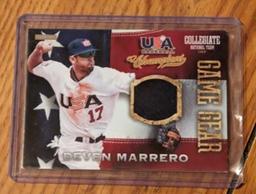 2013 Panini USA CHAMPIONS Game Gear PATCH #3 DEVEN MARRERO Baseball Card