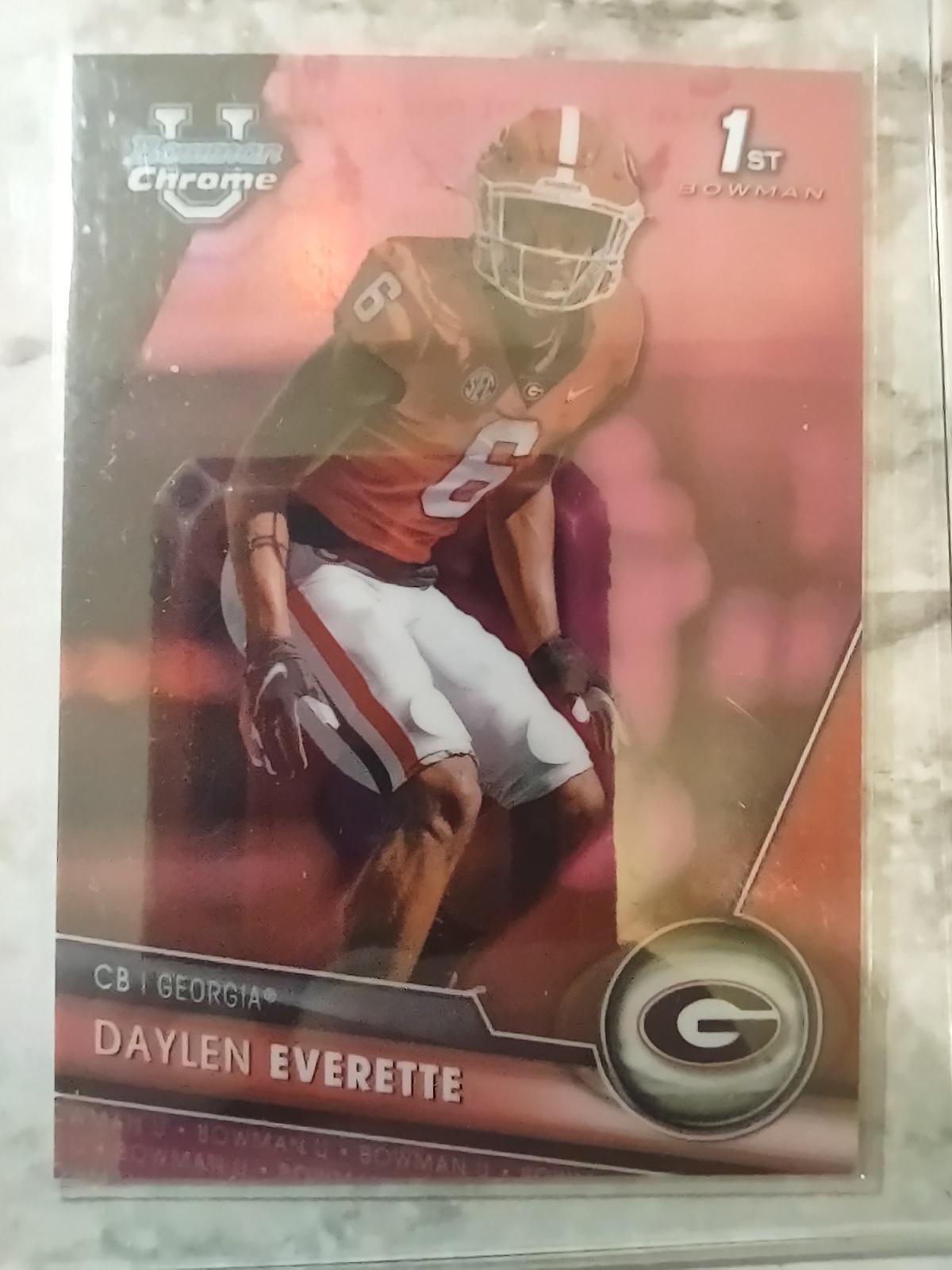 2023 Bowman Chrome U Pink 1st Daylen Everette #9