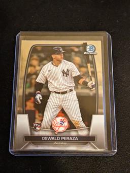 2023 Bowman Chrome - #44 Oswald Peraza (RC)