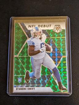 2020 Panini Mosaic #274 D'Andre Swift Prizm Green