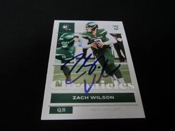 2021 CHRONICLES ZACH WILSON AUTOGRAPH RC