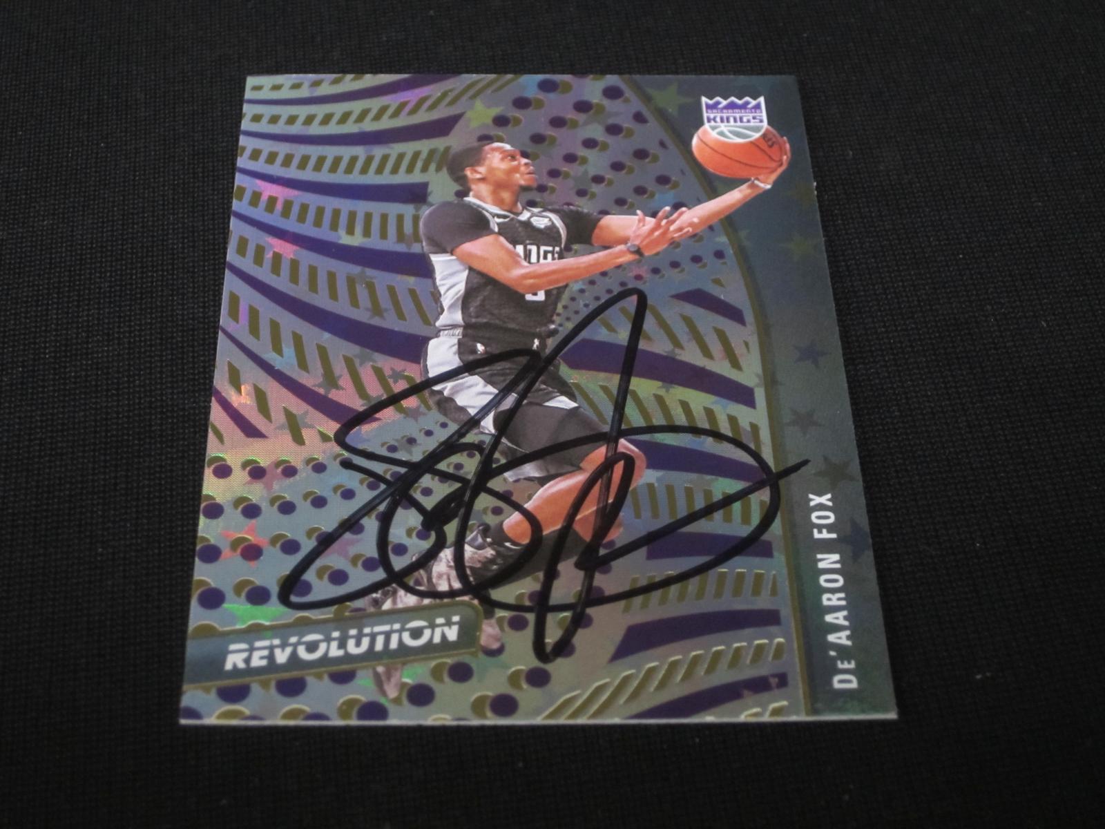 2020-21 REVOLUTION DE'AARON FOX AUTOGRAPH