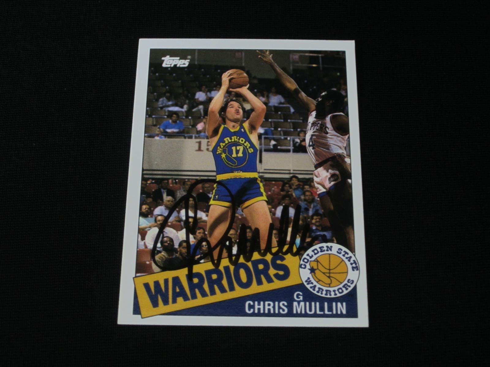 1993-94 TOPPS CHRIS MULLIN AUTOGRAPH COA