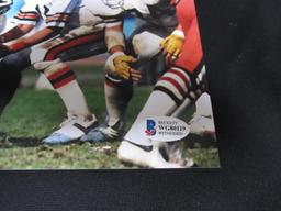 JERRY SHREK SIGNED 8X10 PHOTO BROWNS BAS