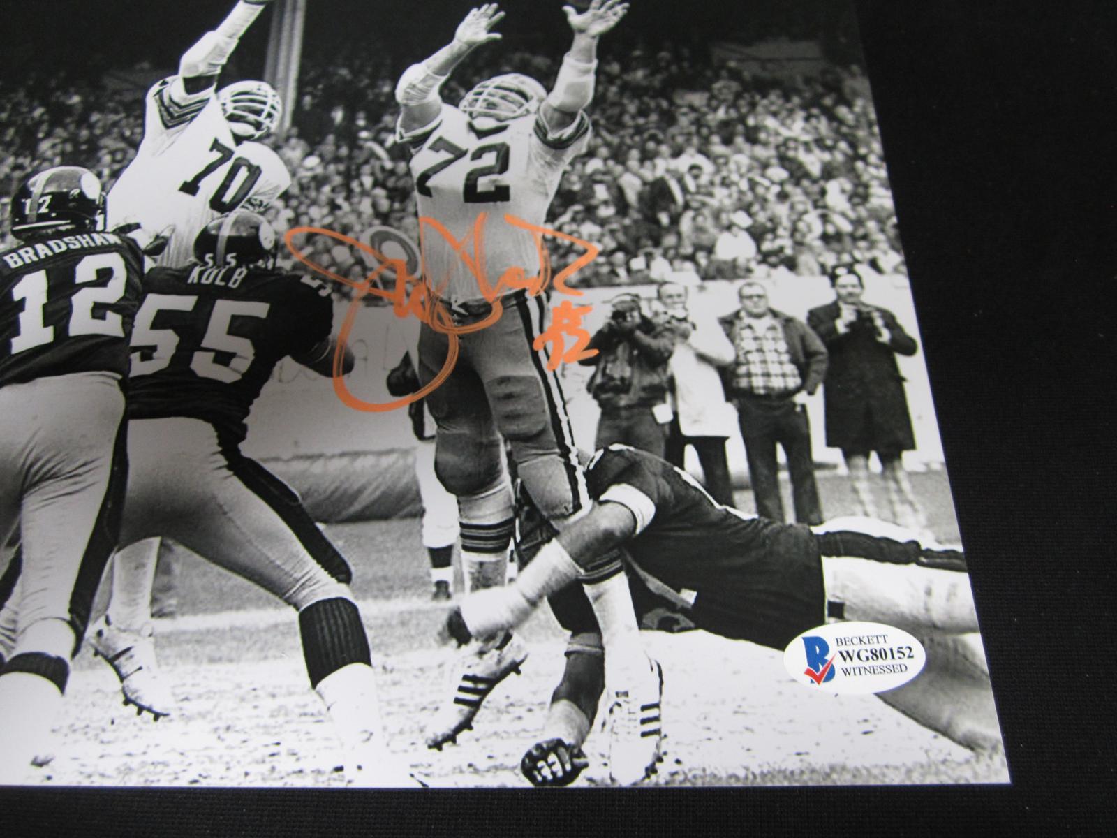 JERRY SHREK SIGNED 8X10 PHOTO BROWNS BAS