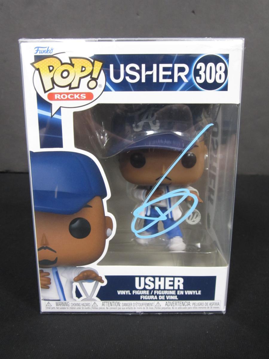 USHER RAYMOND SIGNED FUNKO POP COA