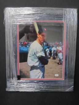 Ted Williams Signed Framed 8x10 Photo W/Coa