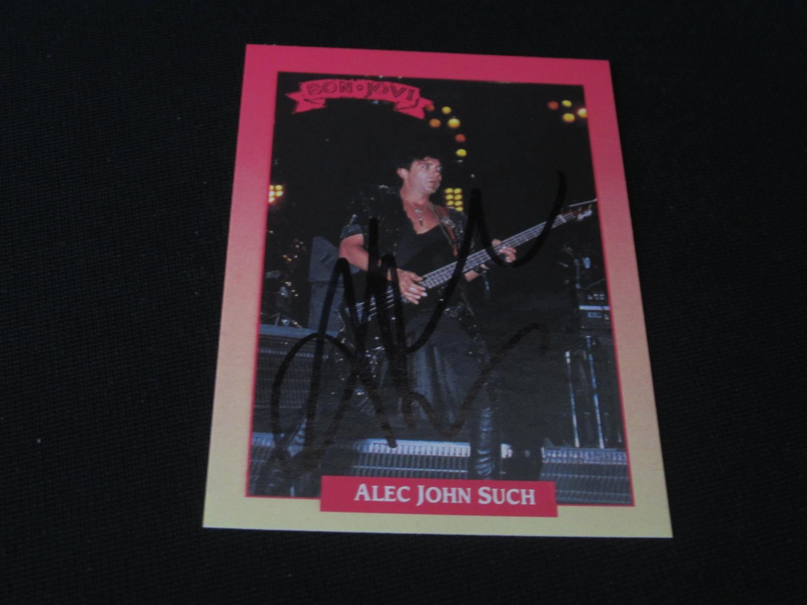 Alec John Such Signed Trading Card SSC COA