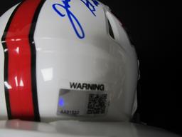 Joe D signed Hall of Fame Mini Helmet TSE