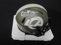 Cooper Kupp signed Mini Helmet w/Coa