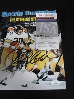 ROCKY BLEIER SIGNED 8X10 PHOTO STEELERS JSA