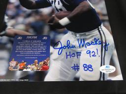 JOHN MACKEY SIGNED 8X10 PHOTO COLTS COA