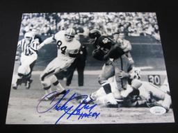 CHARLEY TAYLOR SIGNED 8X10 PHOTO JSA COA