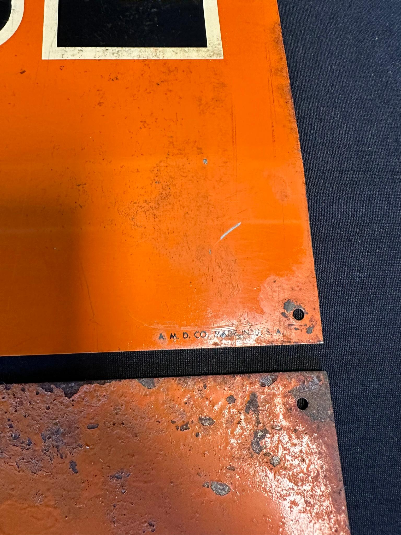 Pair Surge Milker Single Sided Tin Metal Advertising Sign