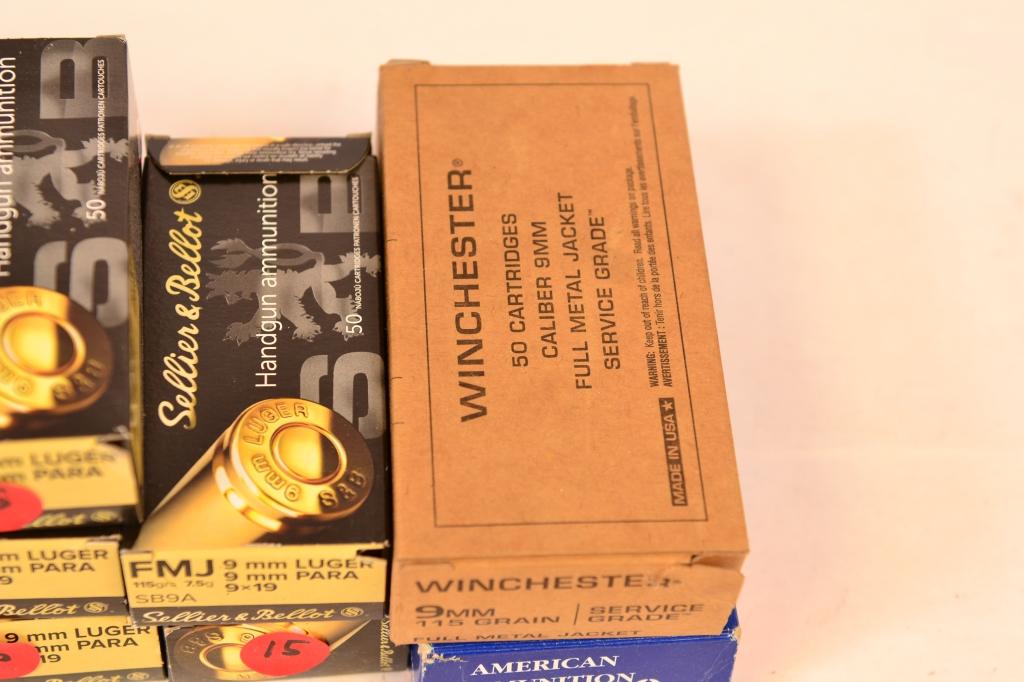 Various Manufacturers 9mm Ammo (800 rds)