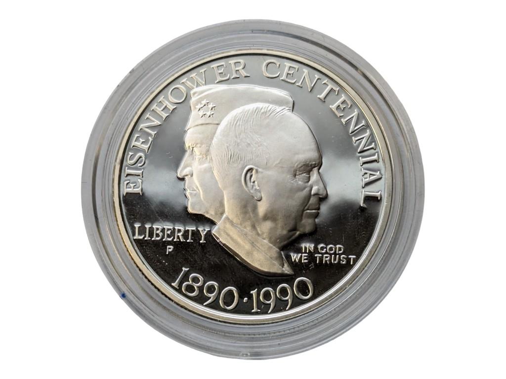 1990-P Commemorative Eisenhower Centennial Dollar