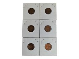 Lot of Lincoln Wheat Pennies - 1950, 1951 & 1958 Various Mints