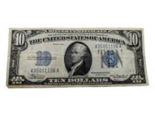 1934 $10 Silver Certificate - Blue Seal