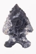 A 1-1/8" Coshocton Chert Bifurcated Point