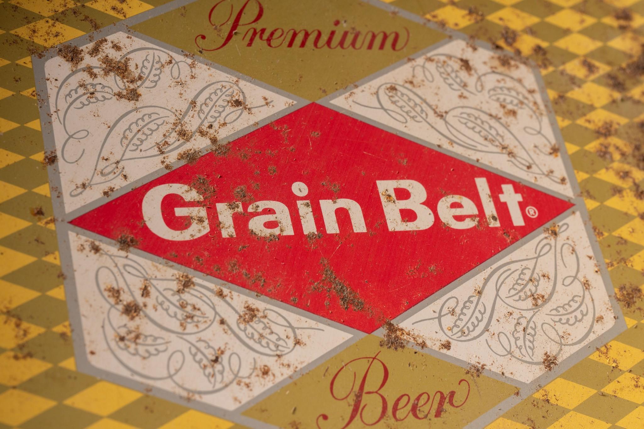 Vintage Grain Belt Beer Serving Tray