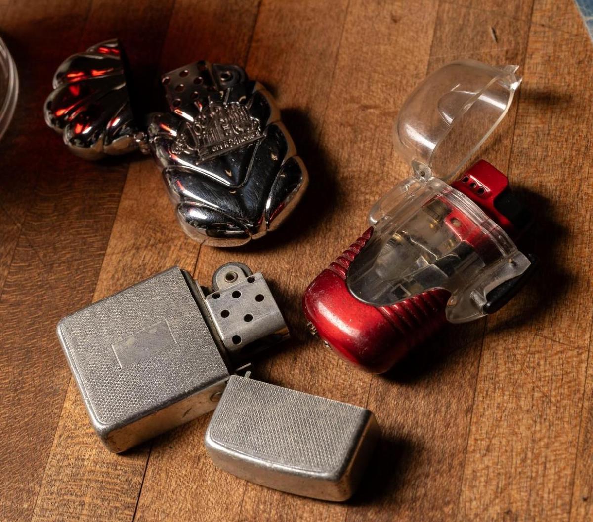 Lof of Three Vintage Pocket Lighters