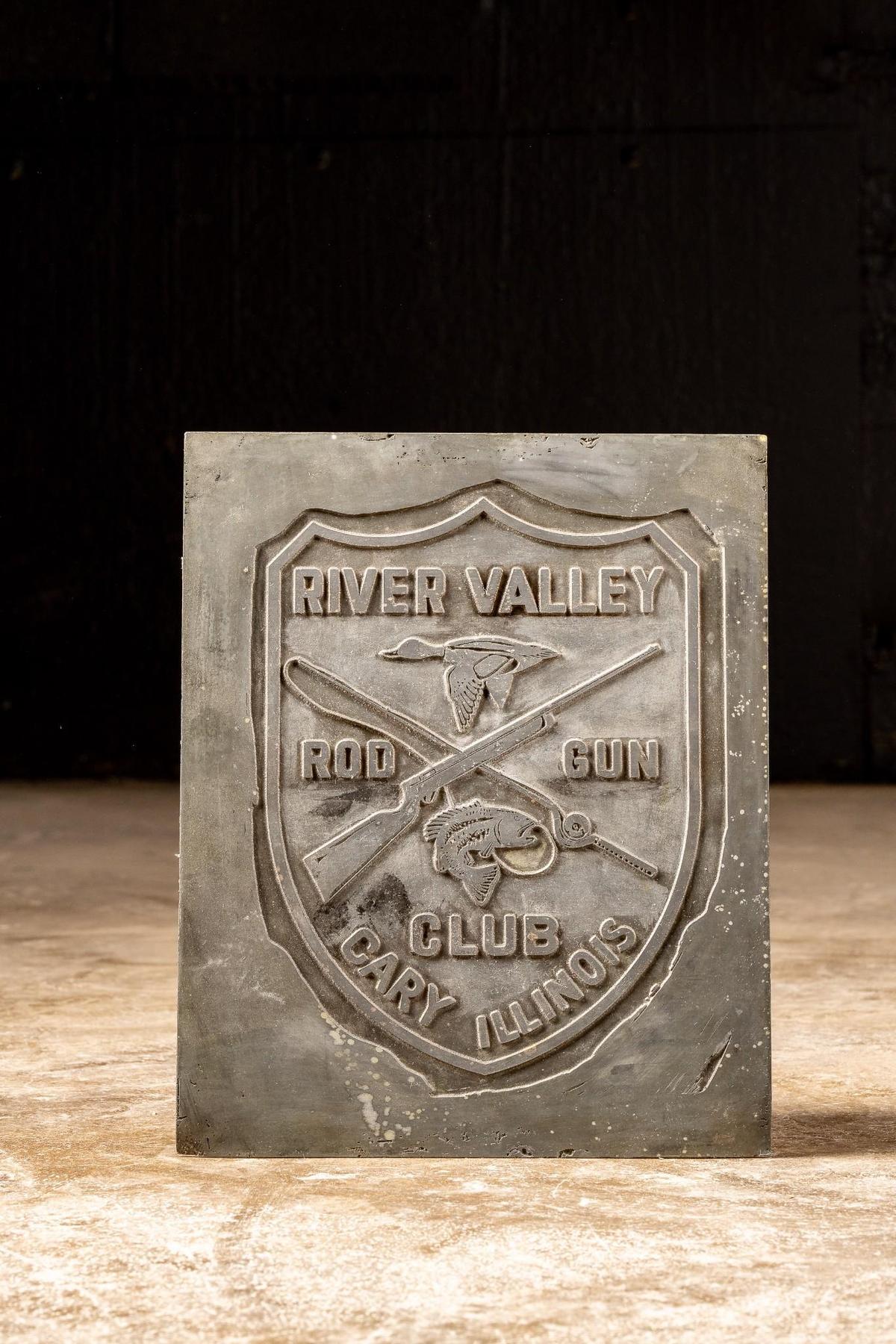 Vintage River Valley Rod and Gun Club Sign