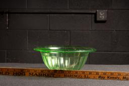 Uranium Glass Mixing Bowl 2