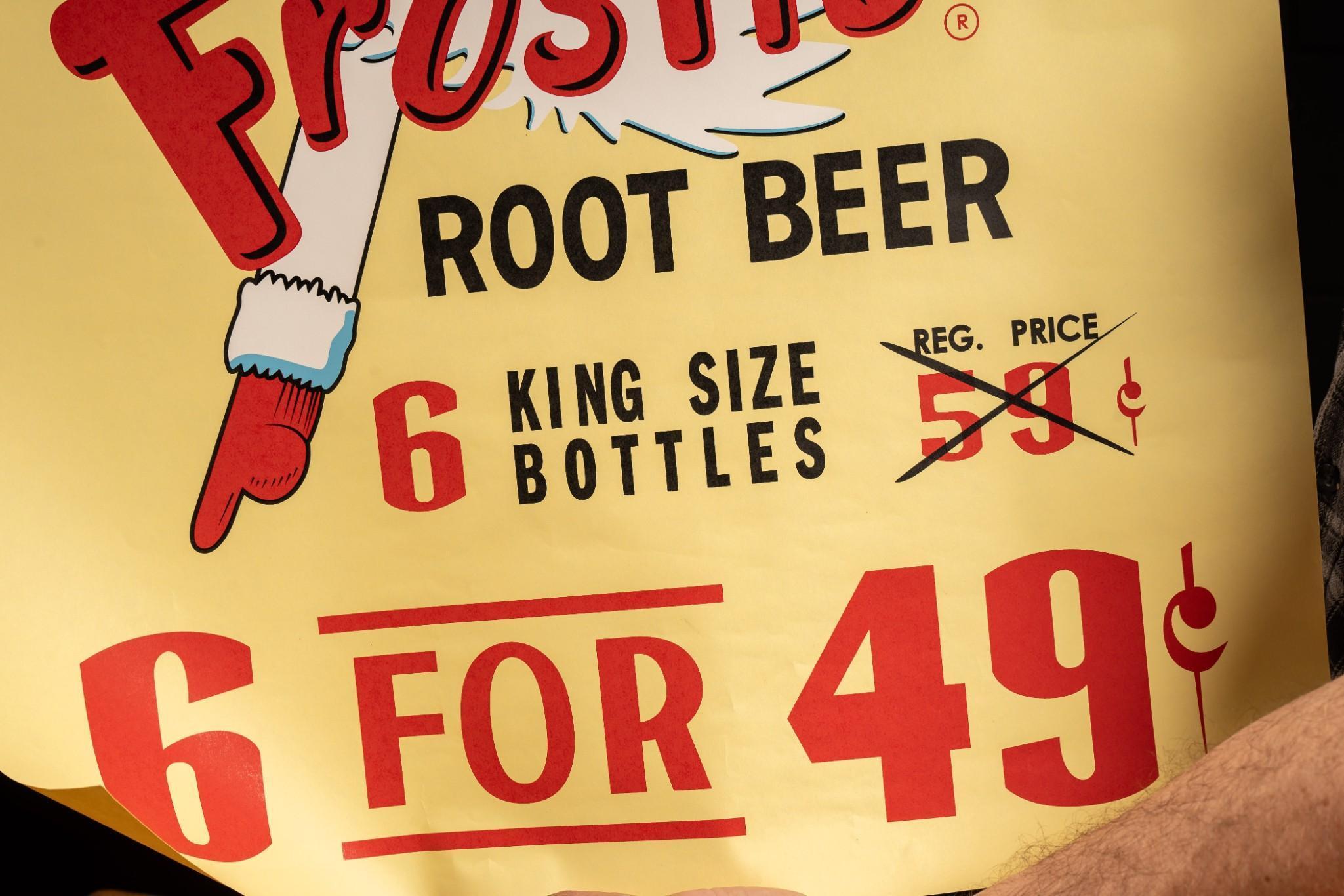 Vintage Frostie Root Beer Poster