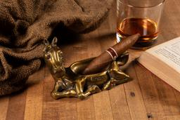 Brass Horse Ashtray