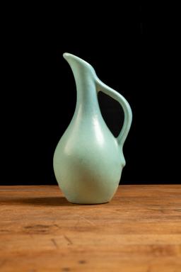 Small Van Briggle Pitcher in Robins Egg Blue
