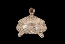 Ornate Glass Candy Dish