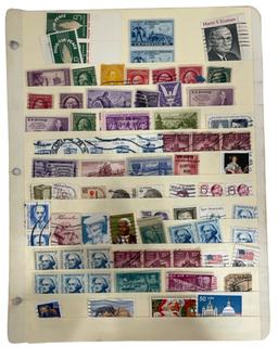 Vintage International Stamps - History Collection