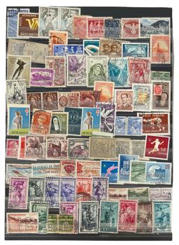 Vintage International Stamps - History Collection