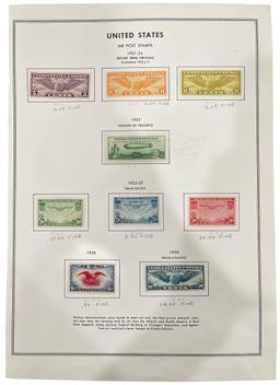 Vintage United State of America Stamp Collection