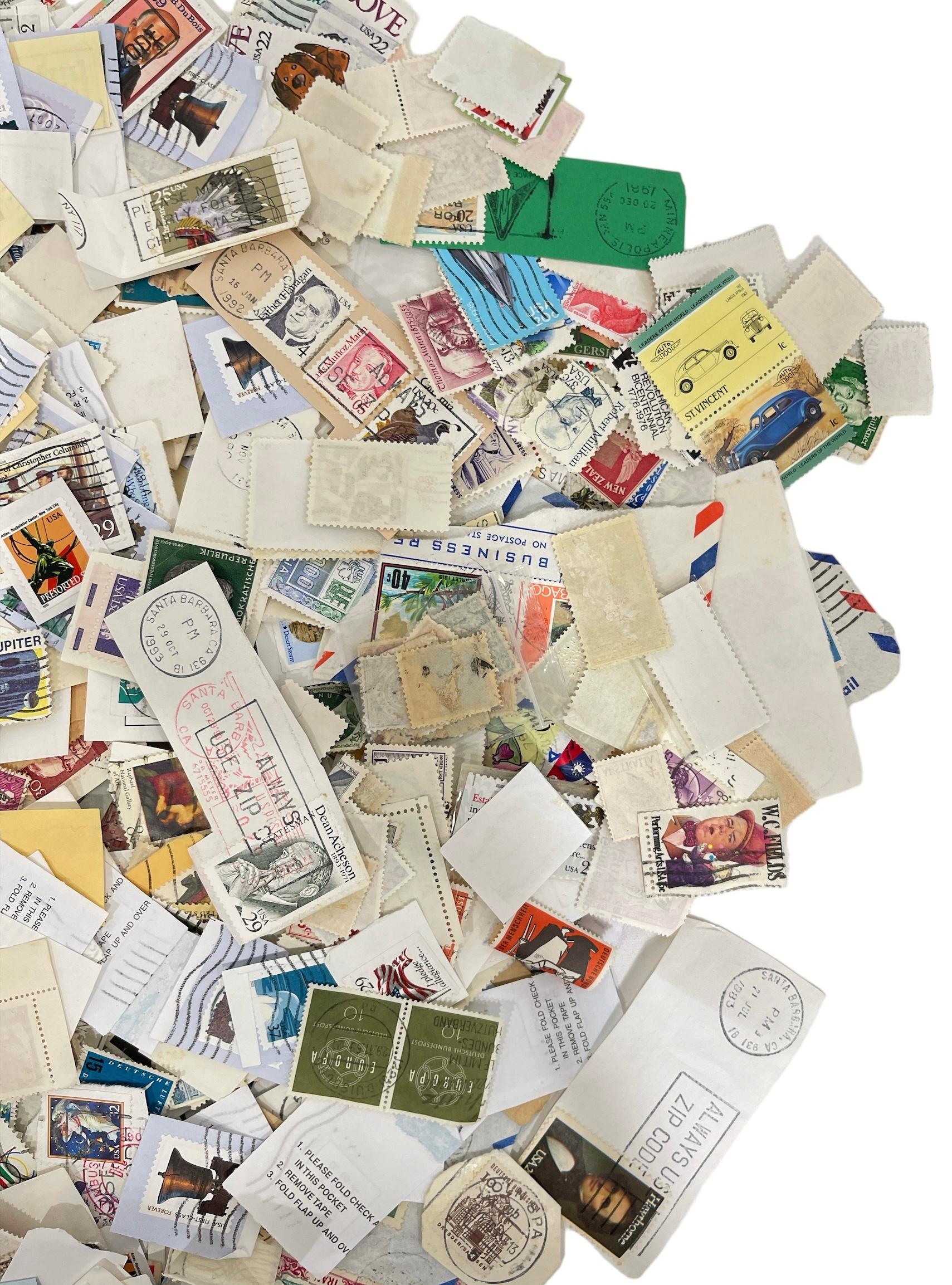 Vintage International Stamps Collection