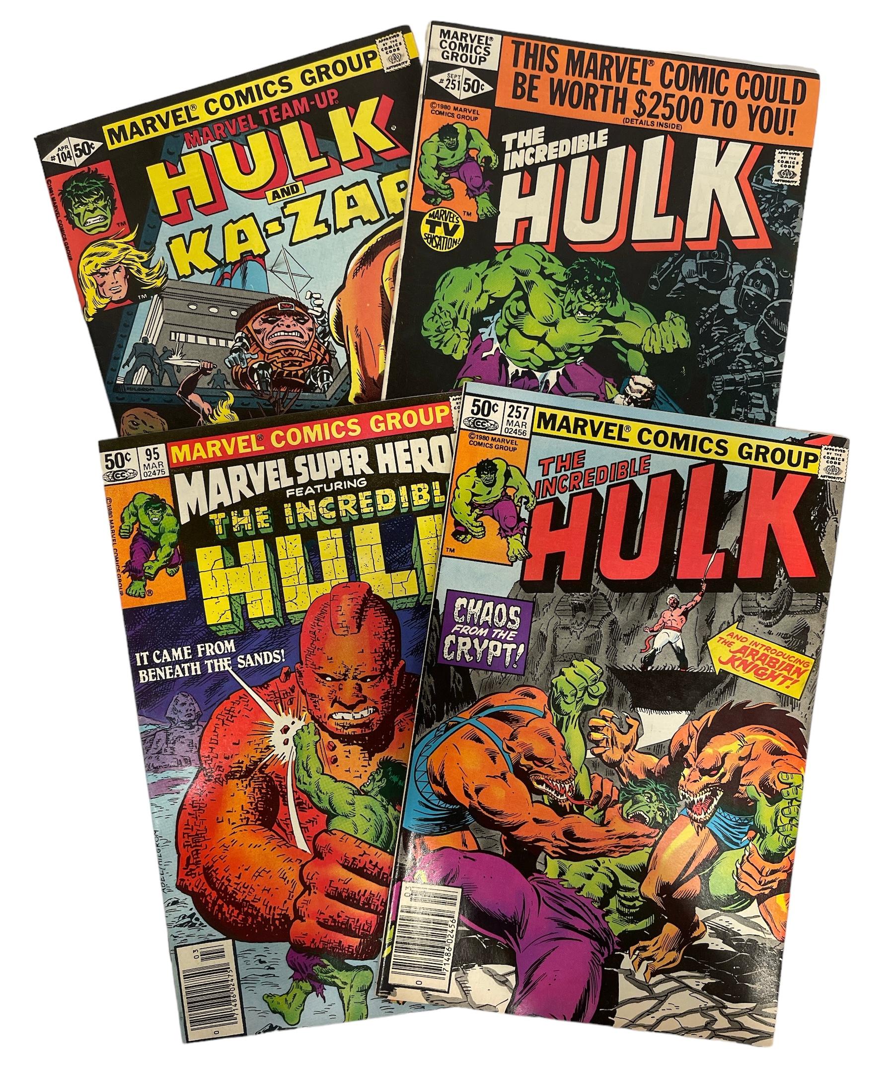 Vintage Marvel Comics - The Incredible Hulk Series