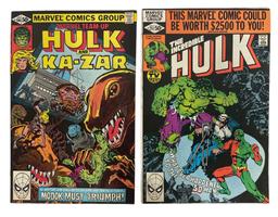 Vintage Marvel Comics - The Incredible Hulk Series