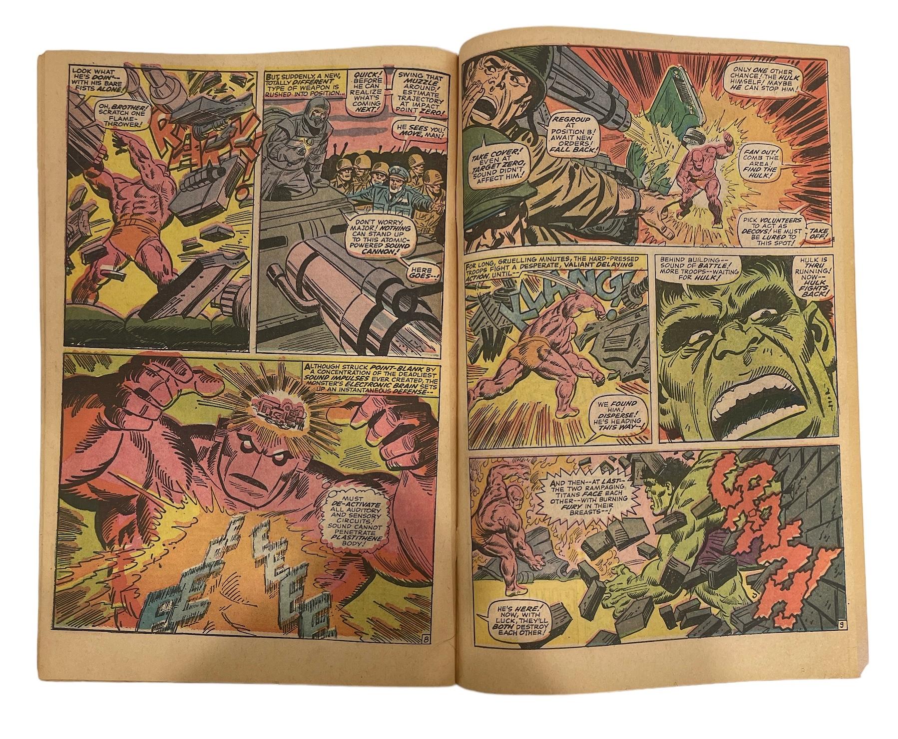 Vintage Marvel Comics - The Incredible Hulk and Sub-Mariner and The Incredible Hulk