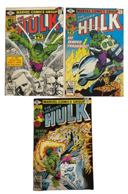 Vintage Marvel Comics - The Incredible Hulk Series