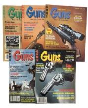 Lot of 5 | Rare Vintage Guns Magazines