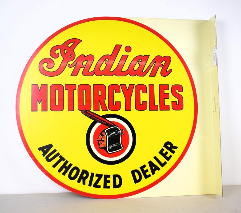 Indian Motorcycle flange sign