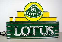 Lotus neon sign